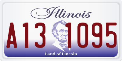 IL license plate A131095