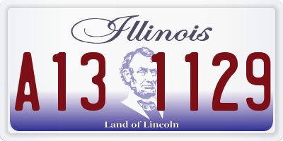 IL license plate A131129