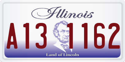 IL license plate A131162