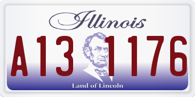 IL license plate A131176