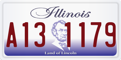 IL license plate A131179