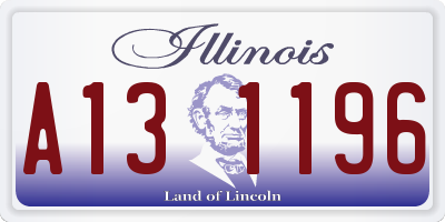 IL license plate A131196