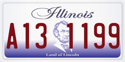 IL license plate A131199