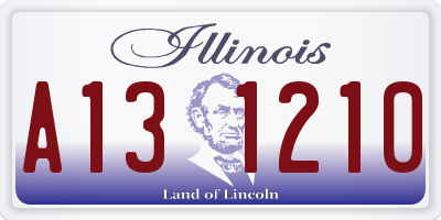 IL license plate A131210
