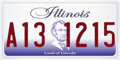 IL license plate A131215