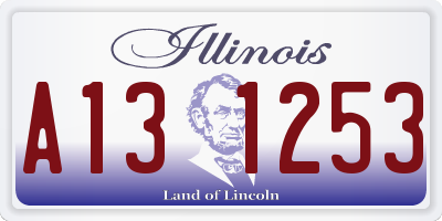 IL license plate A131253