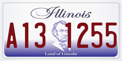 IL license plate A131255