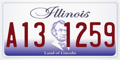 IL license plate A131259