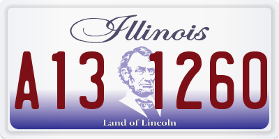 IL license plate A131260