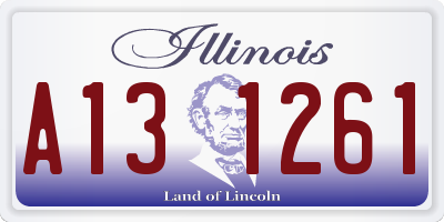 IL license plate A131261