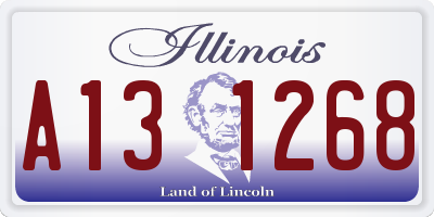 IL license plate A131268