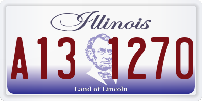 IL license plate A131270