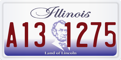 IL license plate A131275