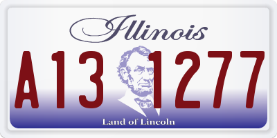 IL license plate A131277