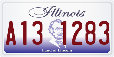 IL license plate A131283