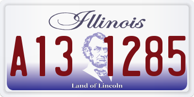 IL license plate A131285