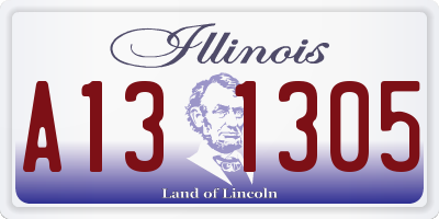 IL license plate A131305
