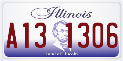 IL license plate A131306