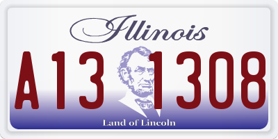 IL license plate A131308
