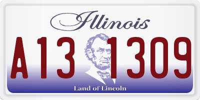 IL license plate A131309