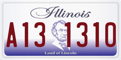 IL license plate A131310