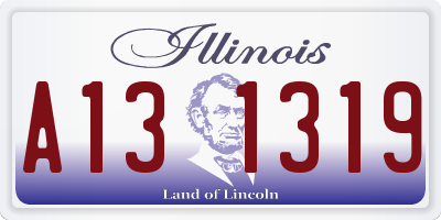 IL license plate A131319