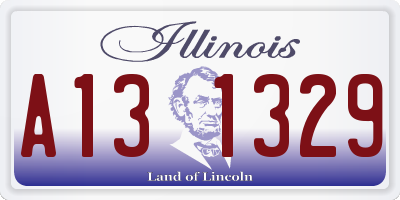 IL license plate A131329
