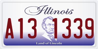 IL license plate A131339