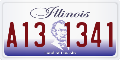 IL license plate A131341