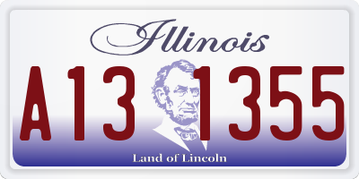 IL license plate A131355