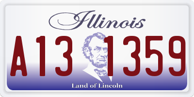 IL license plate A131359