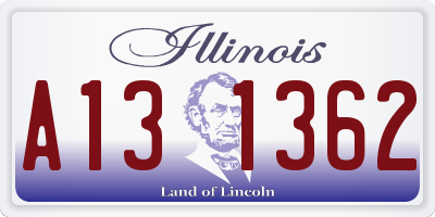 IL license plate A131362