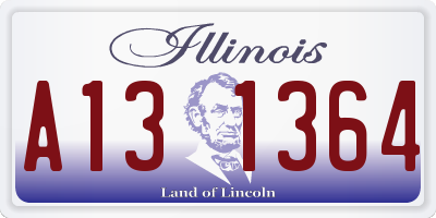 IL license plate A131364