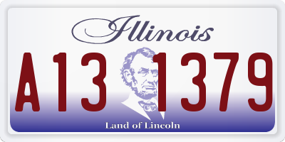 IL license plate A131379
