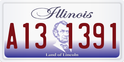 IL license plate A131391