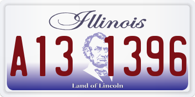 IL license plate A131396