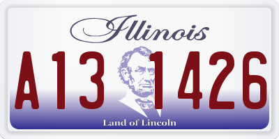 IL license plate A131426