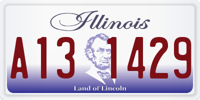 IL license plate A131429