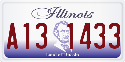 IL license plate A131433