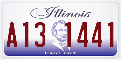 IL license plate A131441