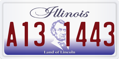 IL license plate A131443