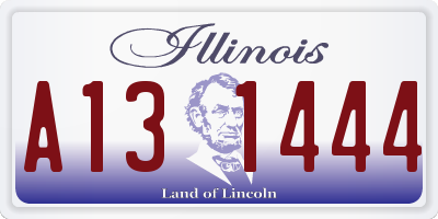 IL license plate A131444