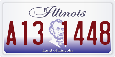 IL license plate A131448