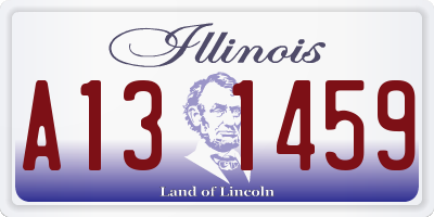 IL license plate A131459