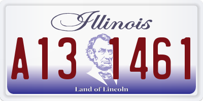 IL license plate A131461