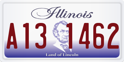IL license plate A131462