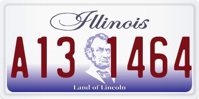 IL license plate A131464