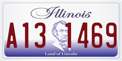 IL license plate A131469