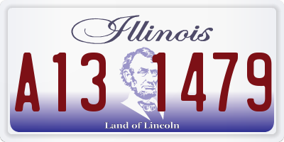 IL license plate A131479