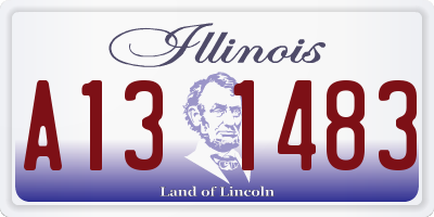 IL license plate A131483